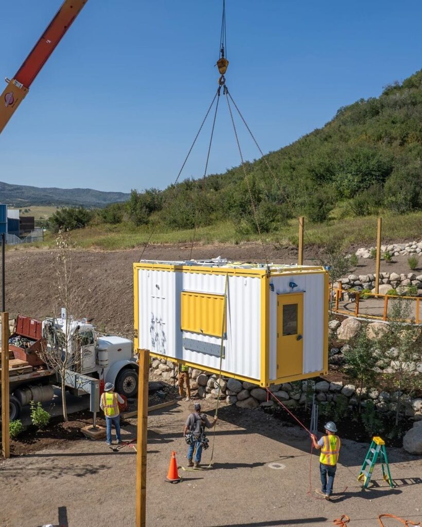 Transforming a Shipping Container into an Outdoor Kitchen