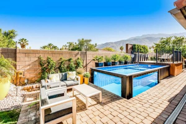 Order a shipping container swimming pool.