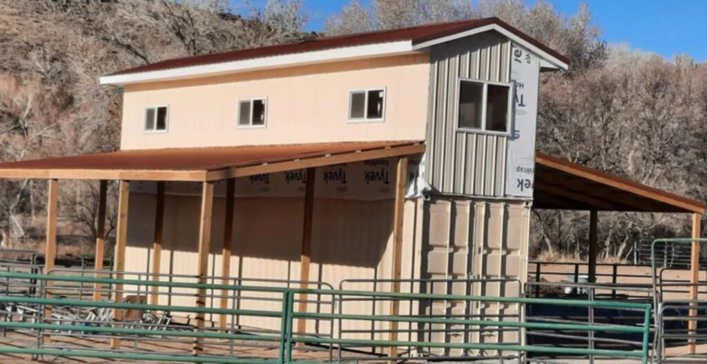 Shipping Container Garage Storage