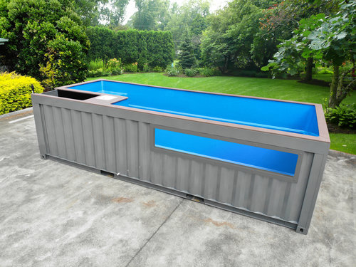 Order a shipping container swimming pool.